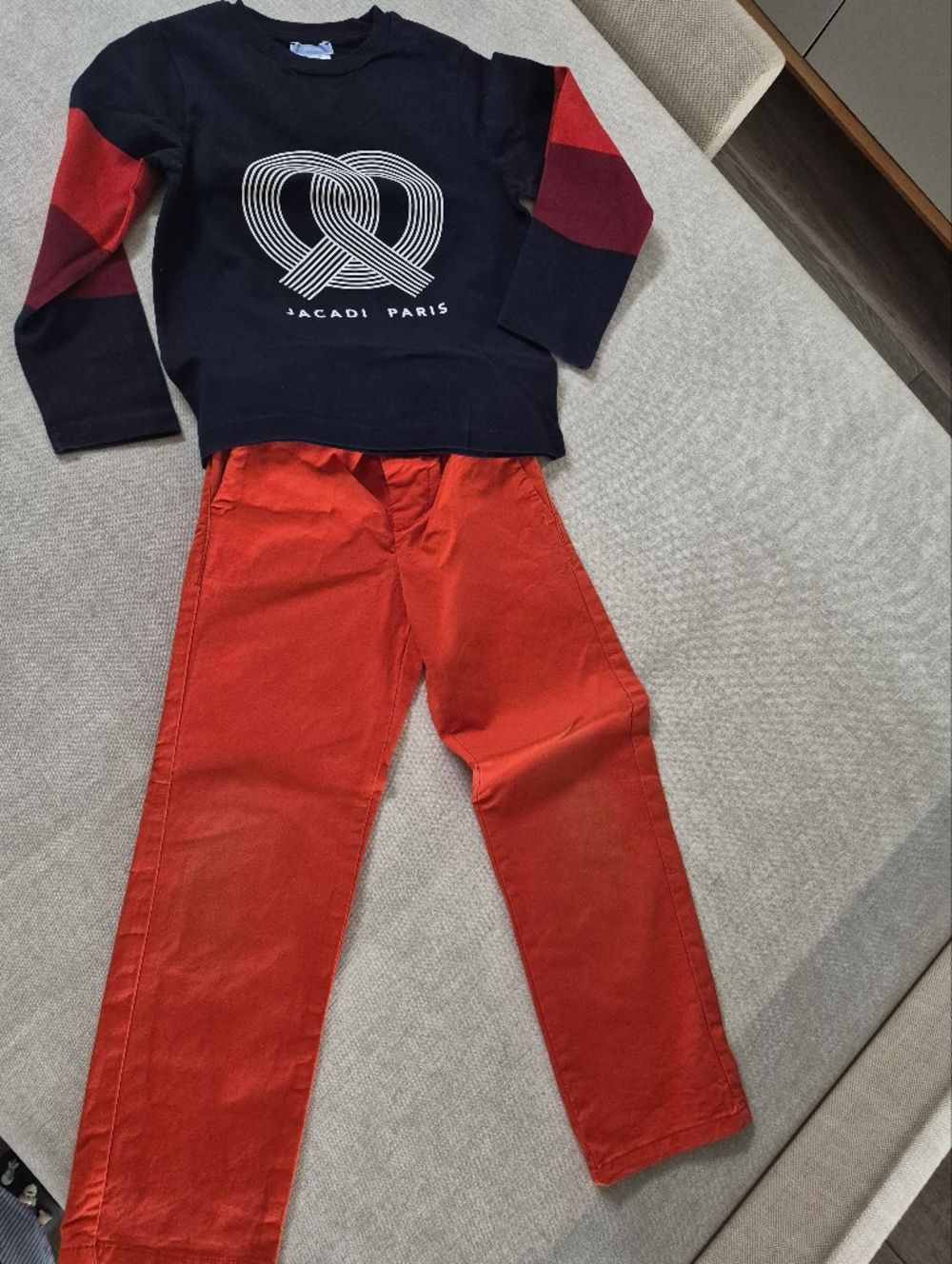 Jacadi Shirt and Pants Set